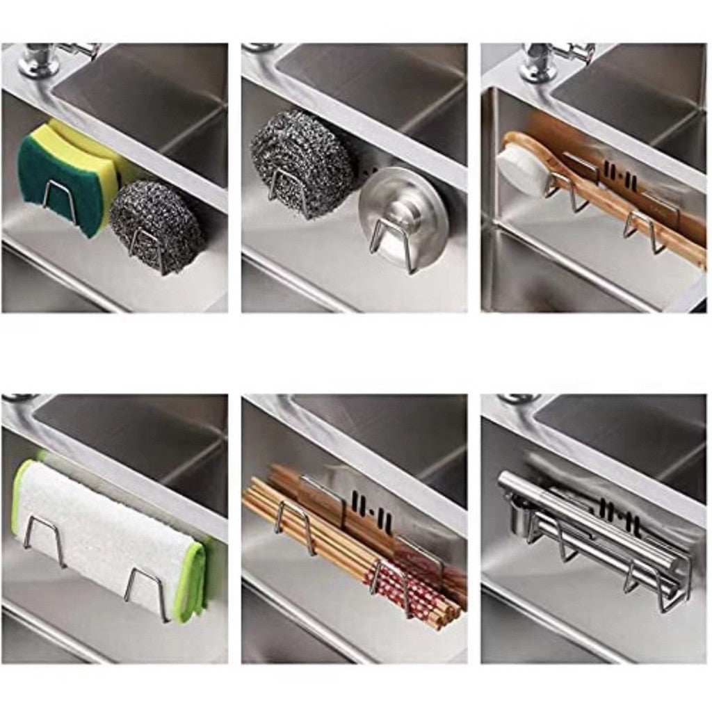 Suporte Porta Esponja Bucha Inox P/ Pia esponja rack de drenagem prateleira de a