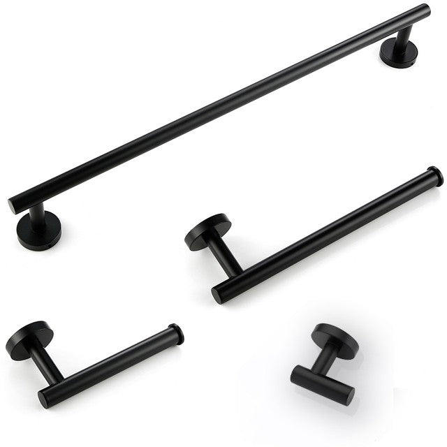 Conjuntos de acessórios do banheiro preto fosco gunmetal cromo escovado ouro rob