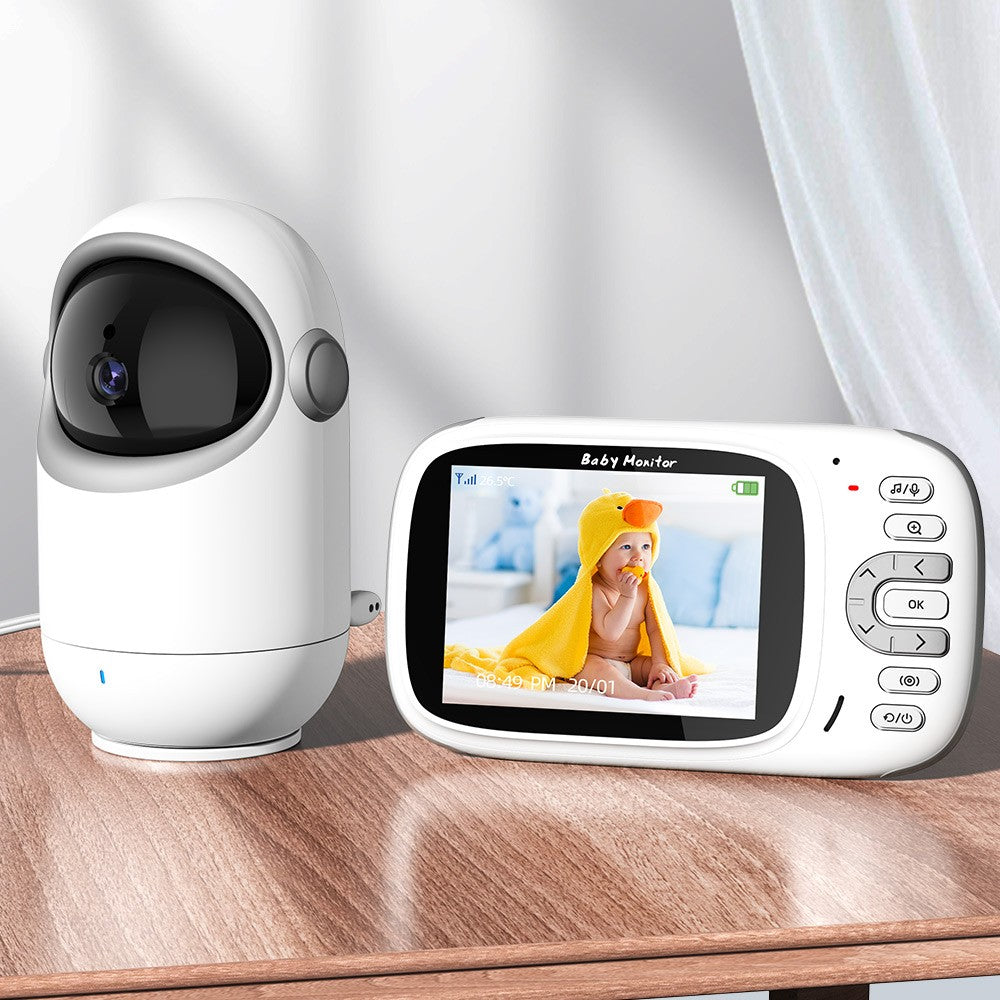Vídeo Baby Monitor com Zoom Digital, Câmera de Vigilância, Auto Night Vision, Tw