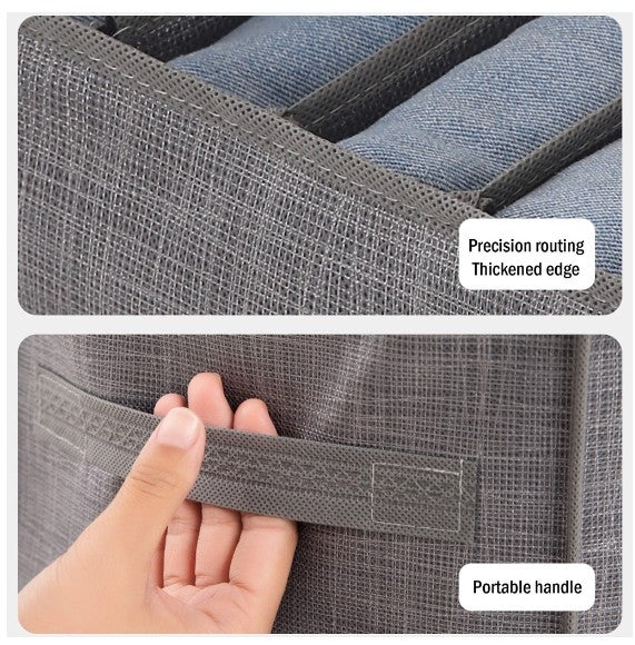 Organizador De Calça Jeans/Organizador De Guarda Roupa Arrumados/Caixa De Armaze