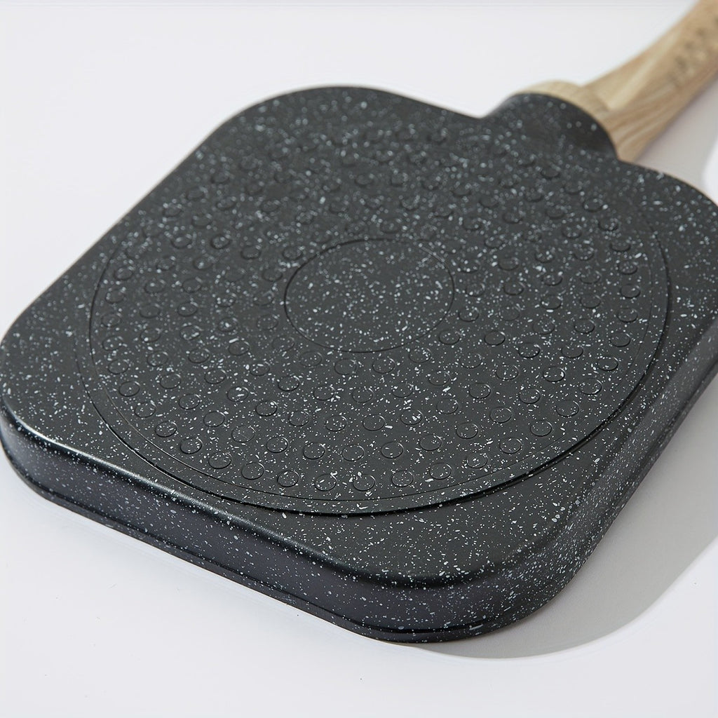 Pote de omelete de pedra médica de quatro buracos, antiaderente Flats-fundo, pot