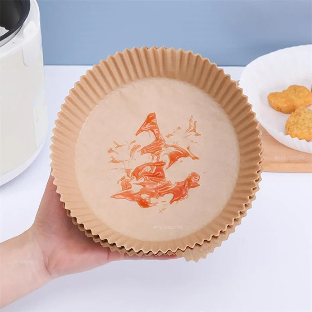 Air Fryer Papel regular, papéis de cozimento antiaderentes Airfryer, forros redondos