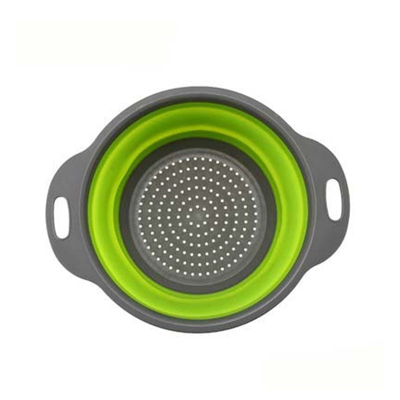 Cesta De Drenagem De Silicone Dobrável Cesta De Lavagem De Vegetais De Frutas Co
