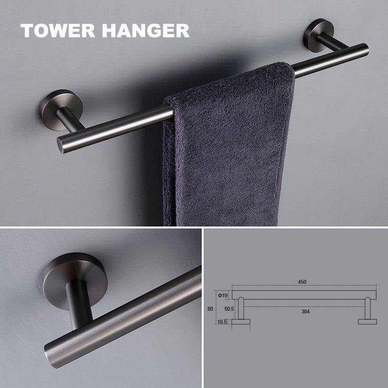 Conjuntos de acessórios do banheiro preto fosco gunmetal cromo escovado ouro rob