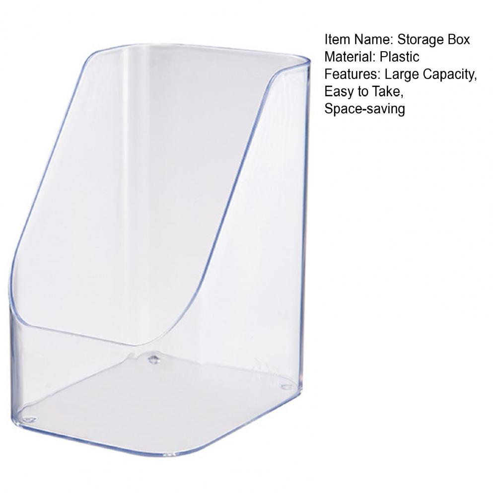 Transparente Refrigerador Organizador Bins, Food Sort Storage Box, Tempero De Ar