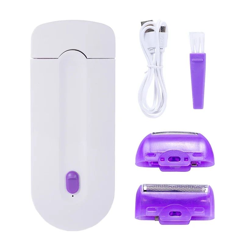Usb recarregável feminino depilador portátil ferramenta de remoção do cabelo bar