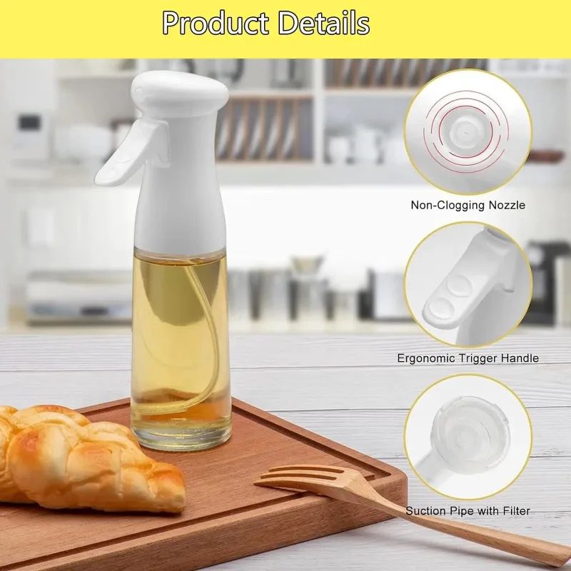 Dispenser Spray para cozinha - dispensador de azeite garrafa spray névoa-reutilizável