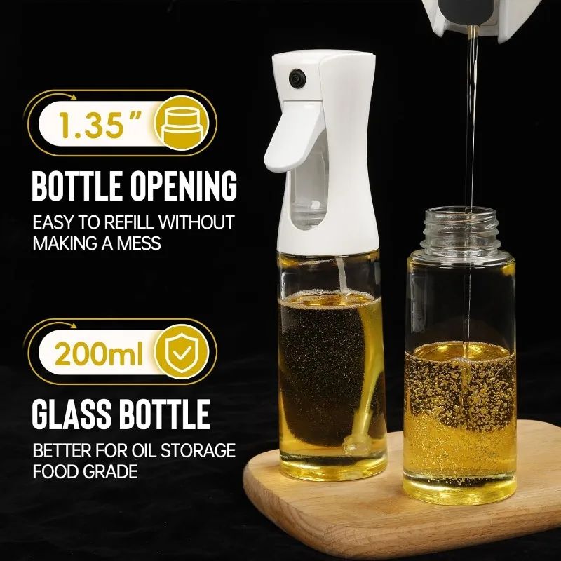 Dispenser Spray para cozinha - dispensador de azeite garrafa spray névoa-reutilizável