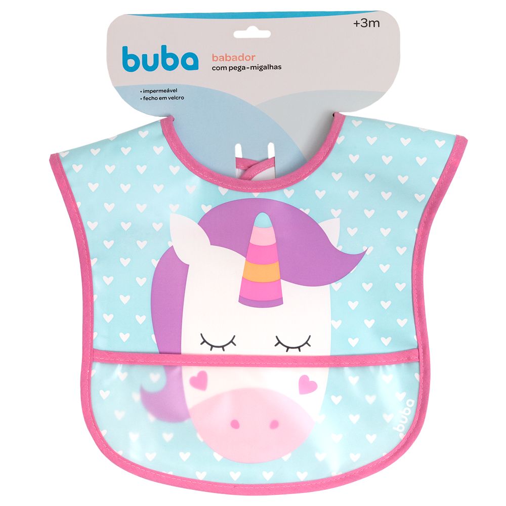 BABADOR COM BOLSO ANIMAL FUN