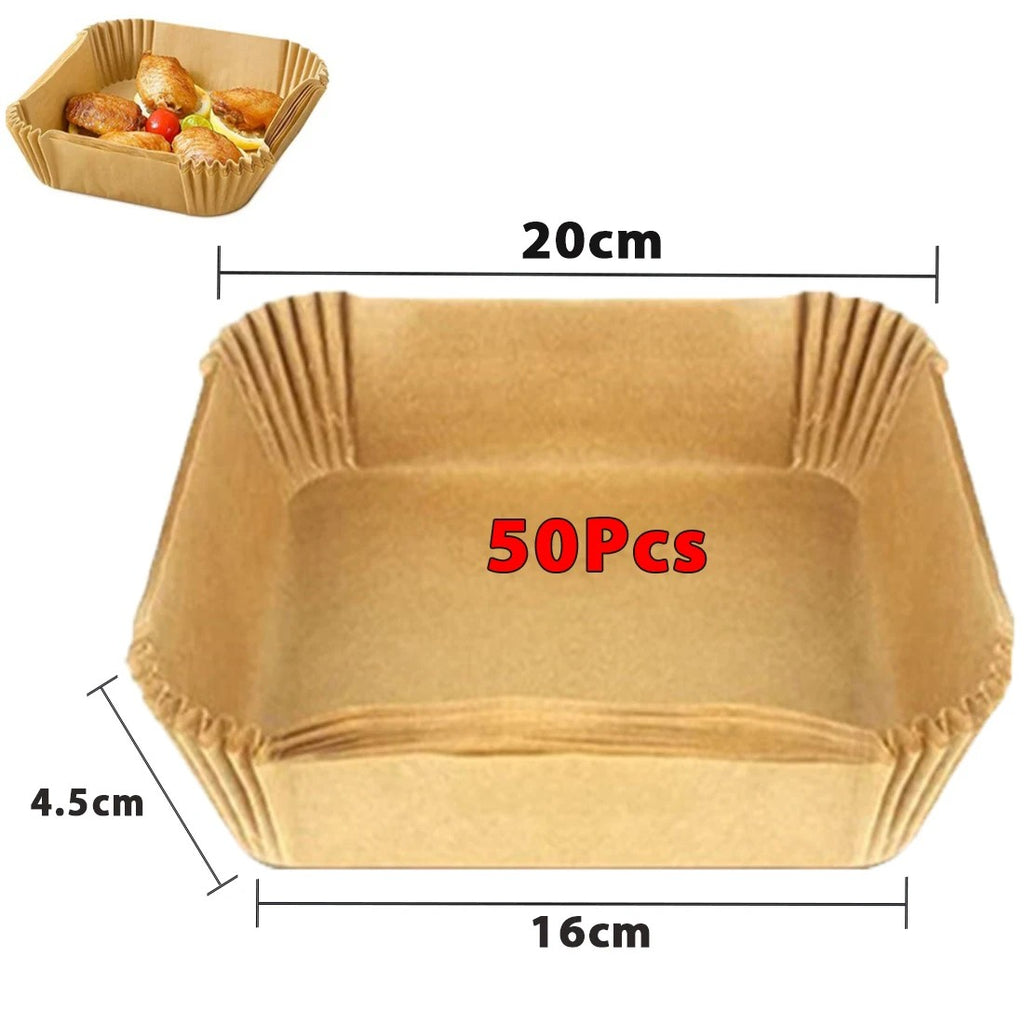Air Fryer Papel regular, papéis de cozimento antiaderentes Airfryer, forros redondos