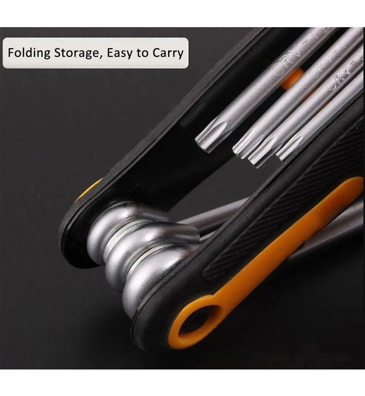 8 em 1 conjunto de chave de fenda dobrável torx mini chave de fenda bits kit hex