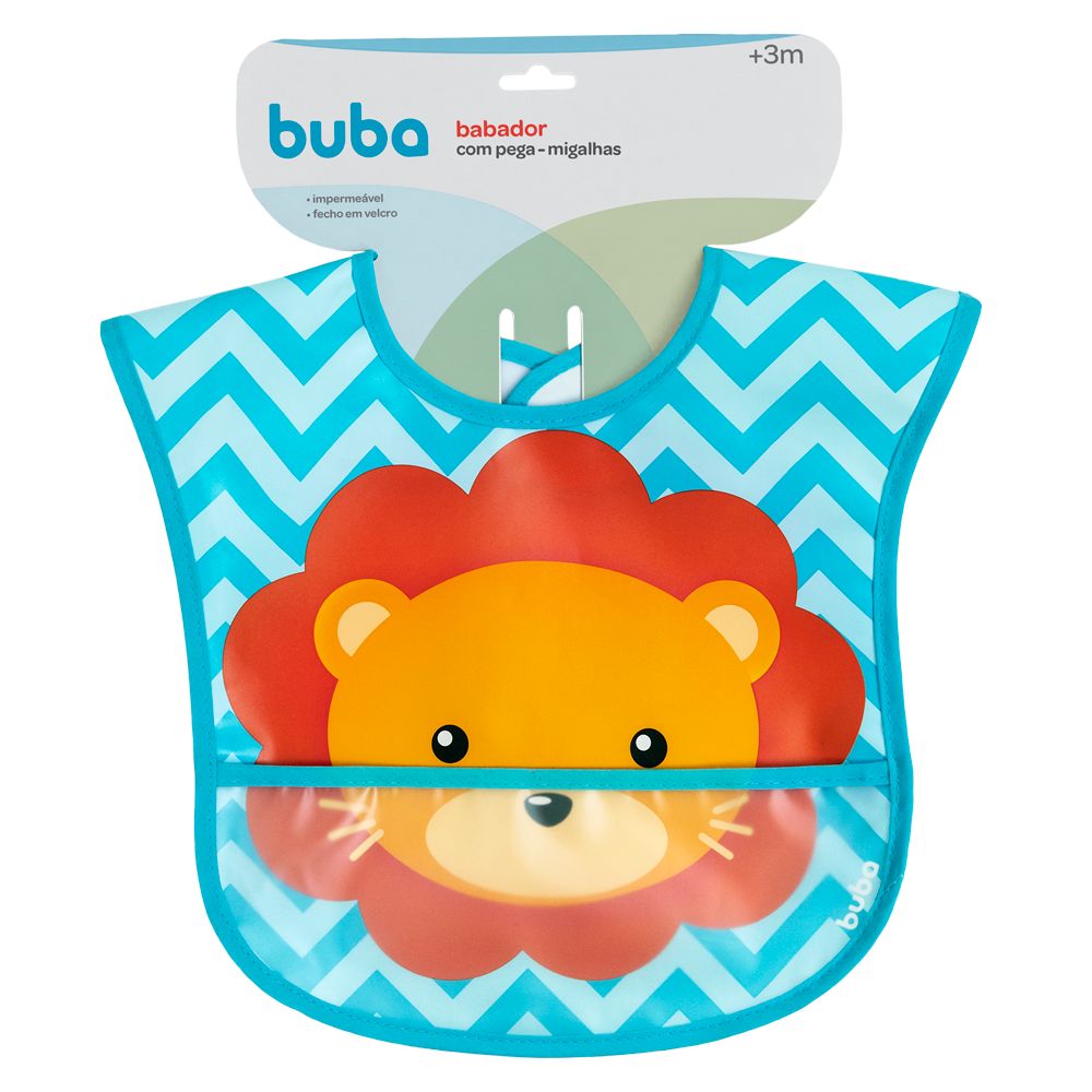 BABADOR COM BOLSO ANIMAL FUN