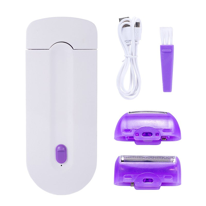 Usb recarregável feminino depilador portátil ferramenta de remoção do cabelo bar