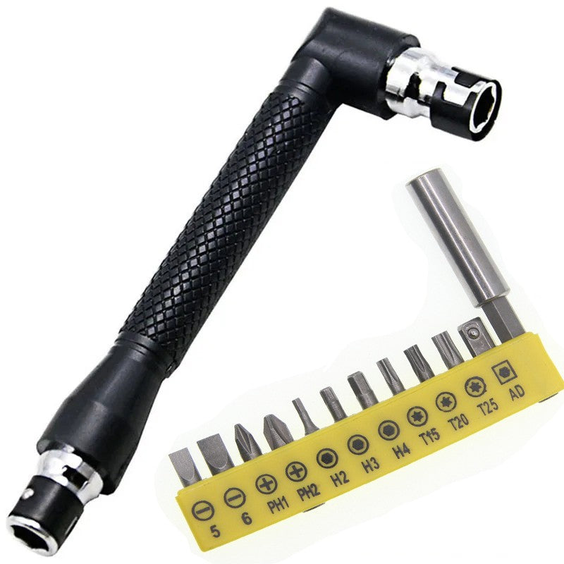 Chave de fenda de cabeça dupla em forma de l, mini chave de soquete utilitária,