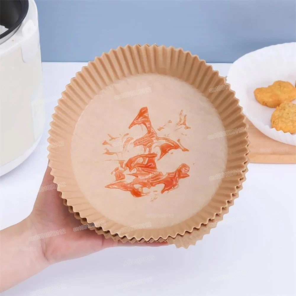 Air Fryer Papel regular, papéis de cozimento antiaderentes Airfryer, forros redondos