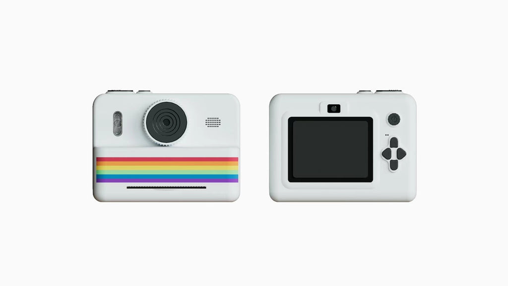 Câmera digital infantil para fotografia, mini impressora portátil térmica térmic