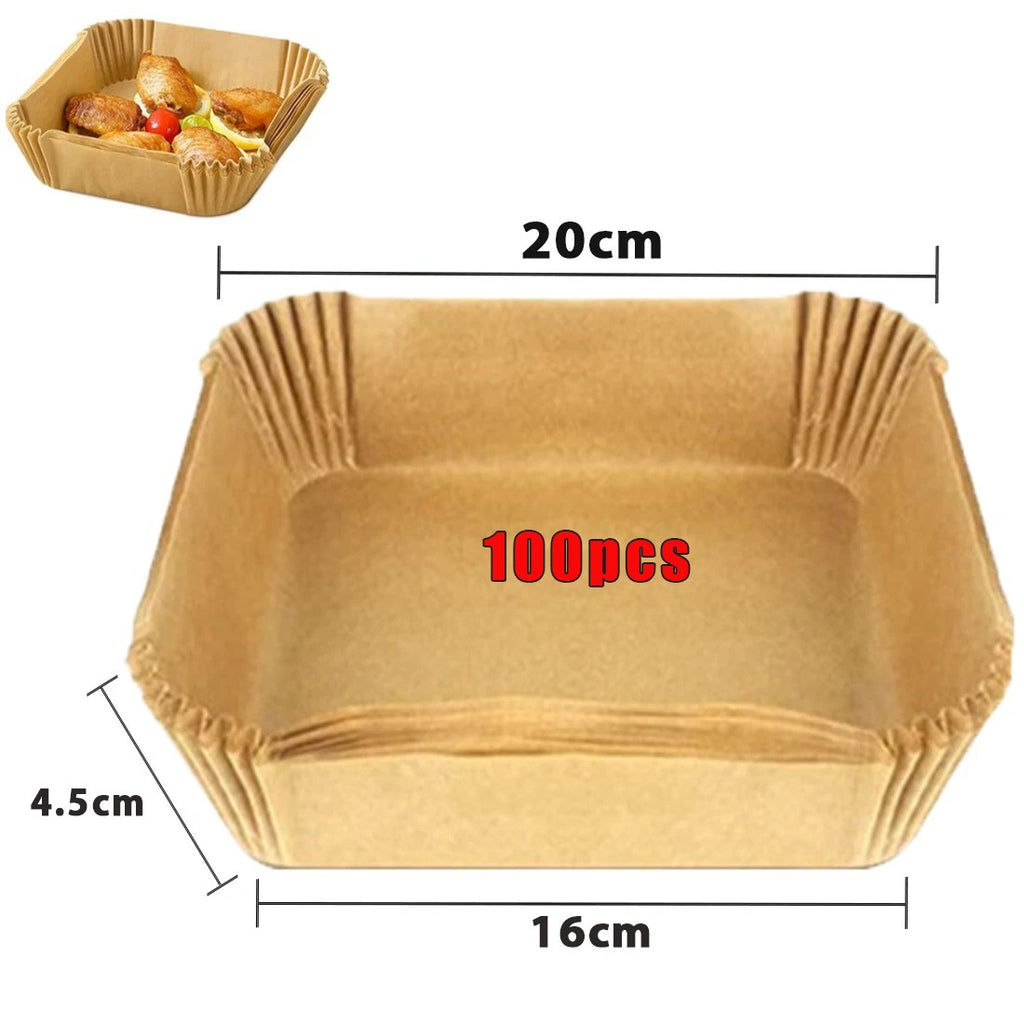 Air Fryer Papel regular, papéis de cozimento antiaderentes Airfryer, forros redondos